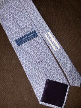 Vineyard Vines Light Blue Ruger Guns Silk Tie